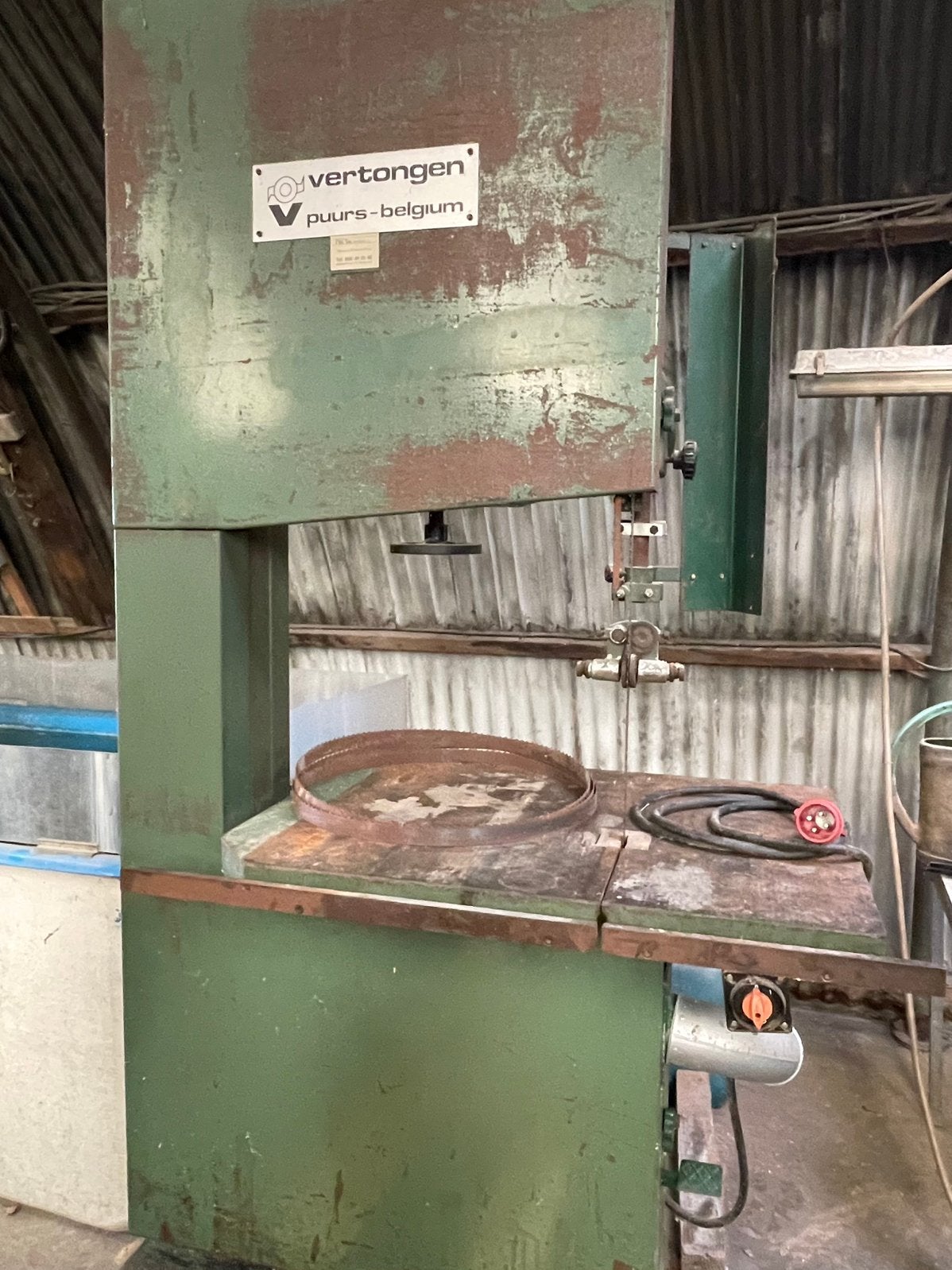 Lintzaag Vertongen, Bricolage & Construction, Outillage | Scies mécaniques, Enlèvement, Scie à ruban