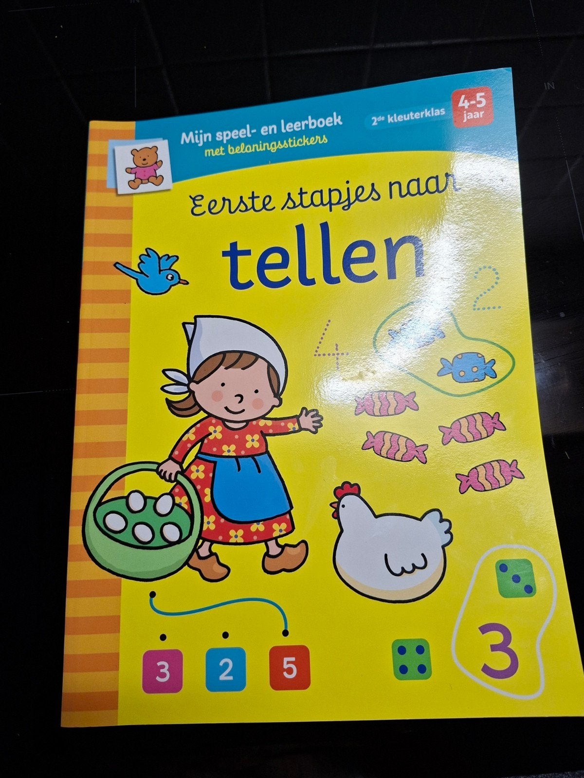 Boekje eerste stapjes naar tellen, Ophalen