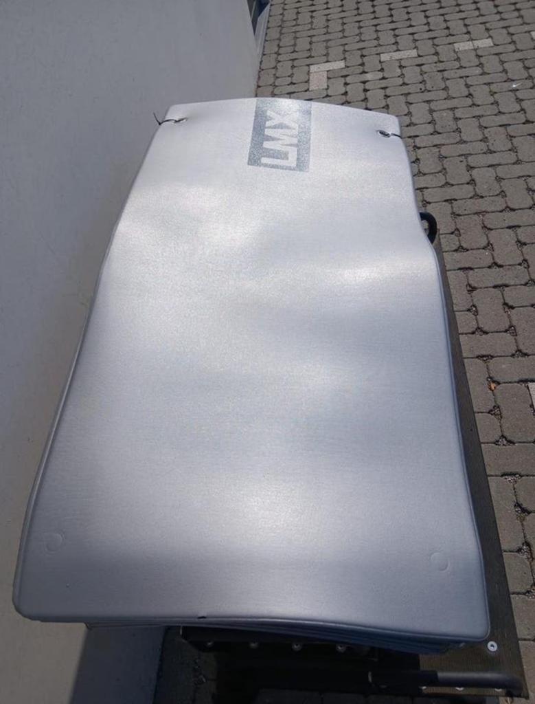 Lmx 1223 studio mat 120x60 grijs met logo!!, Ophalen of Verzenden