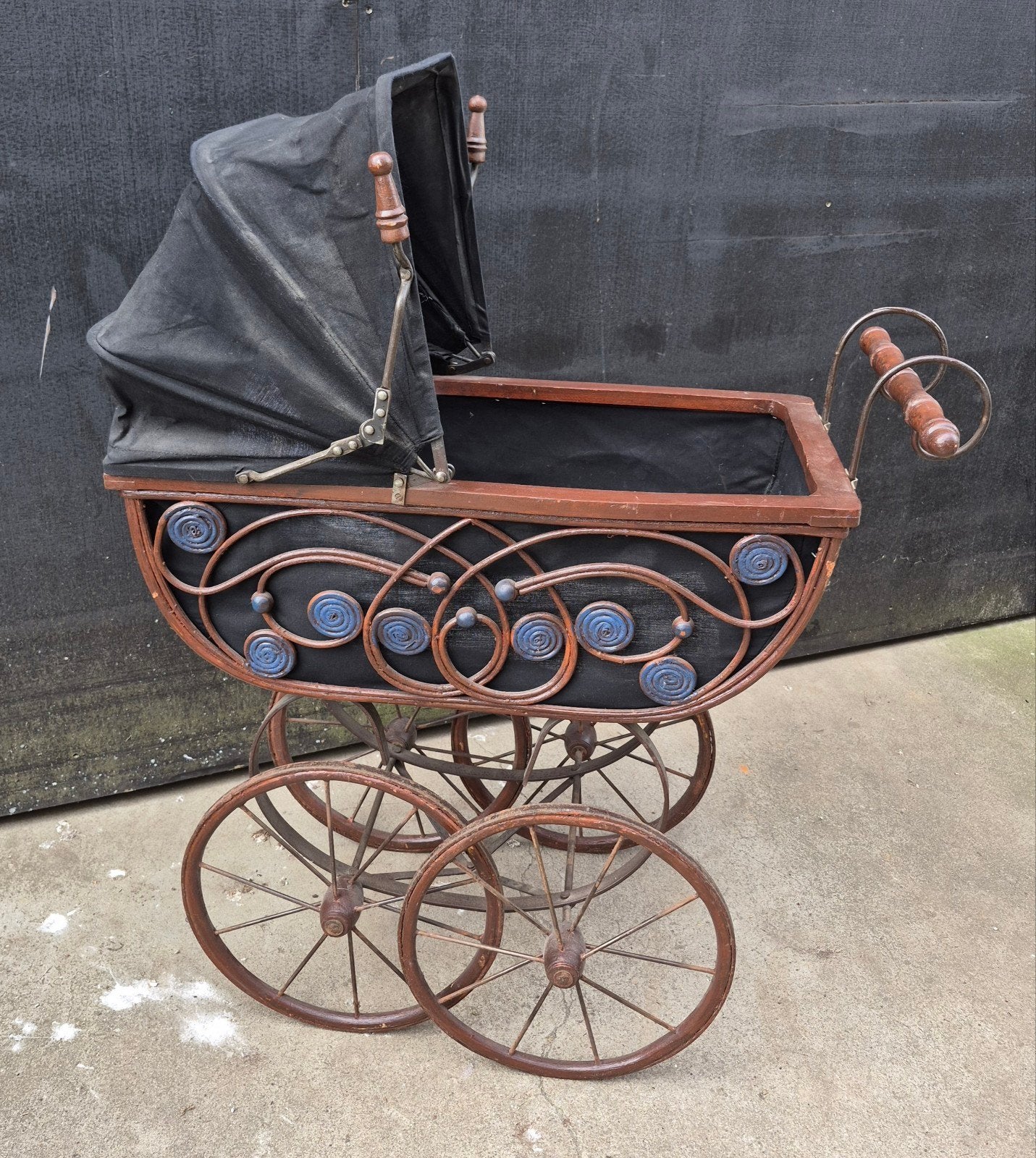 poppenwagen oude grote poppenwagen decoratie, Ophalen