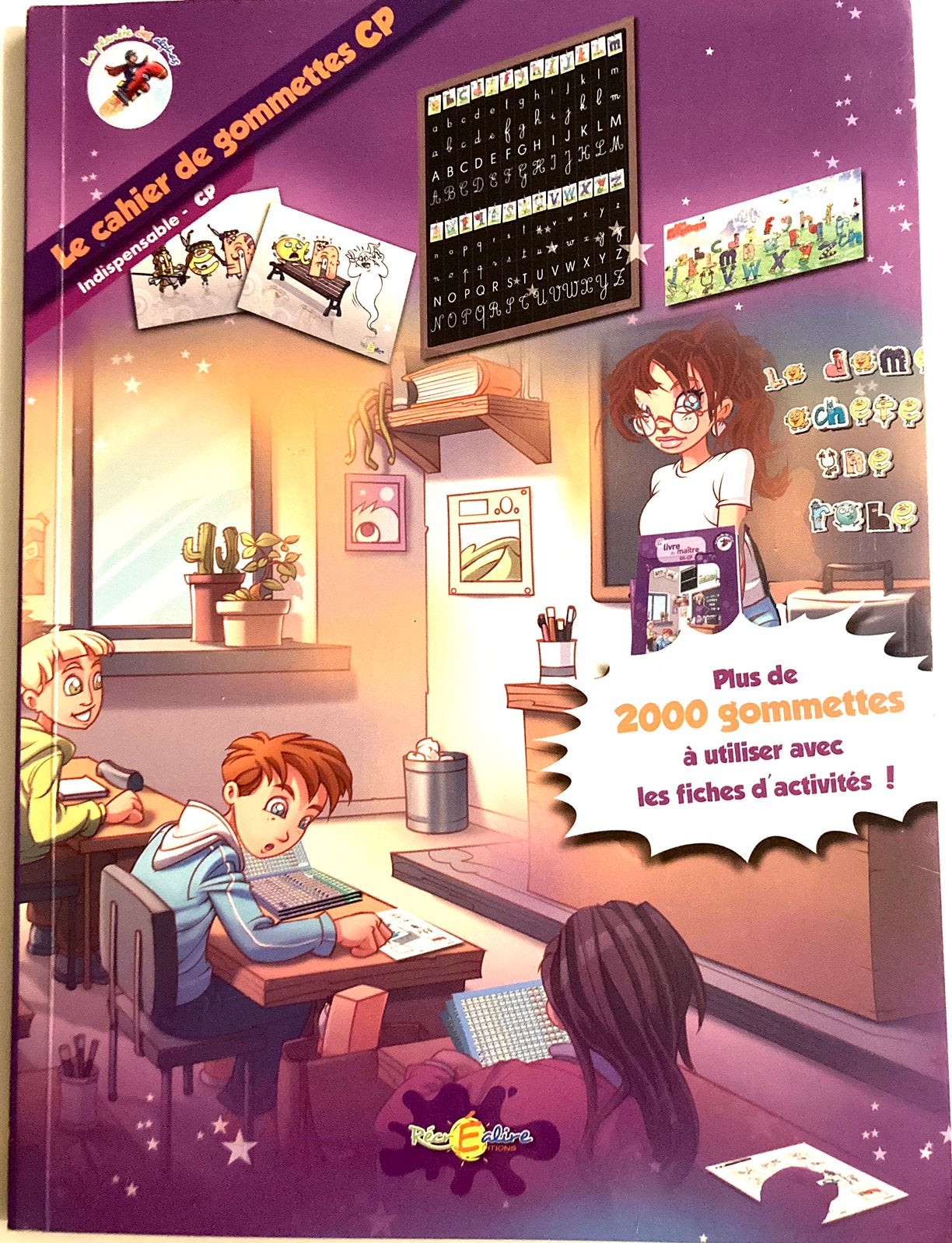 Cahier de gommettes pour l’élève du Cours Préparatoire, Enlèvement ou Envoi, Utilisé, Primaire, Français