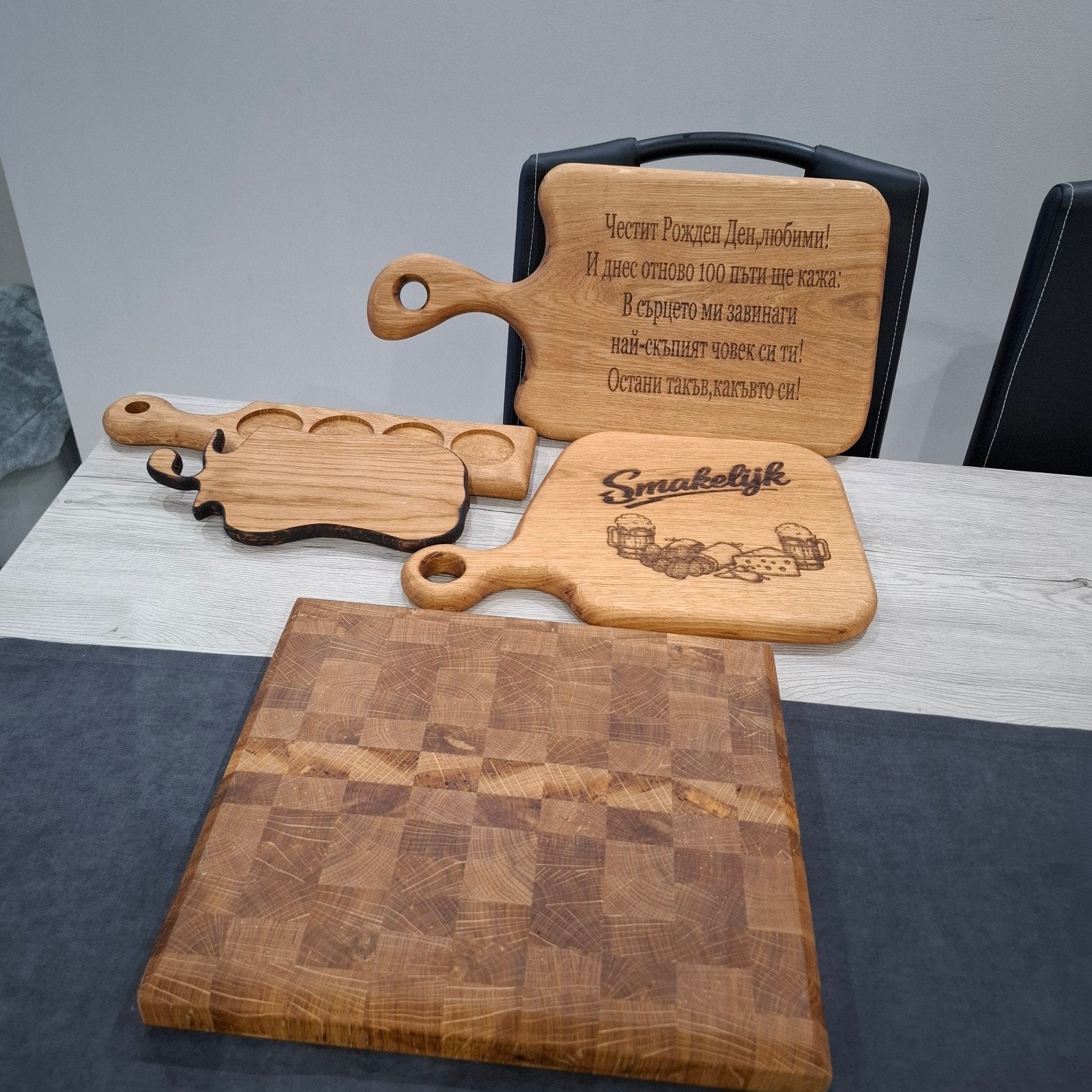 Unieke eiken borrelplanken en snijplanken!, Ophalen