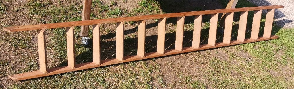 Houten ladder, Ophalen, Gebruikt, Ladder, 2 tot 4 meter