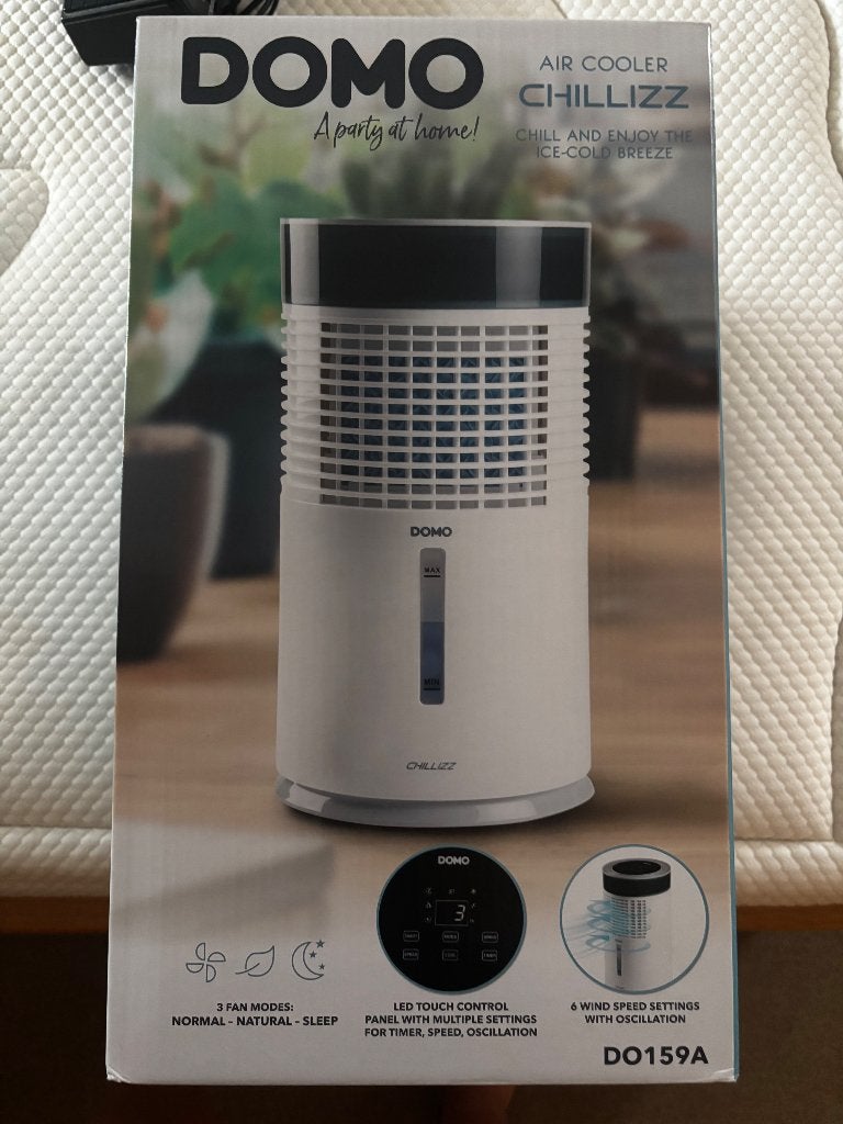 Domo luchtfilter en koeler, Electroménager, Ventilateurs, Enlèvement, Neuf, Ventilateur de table