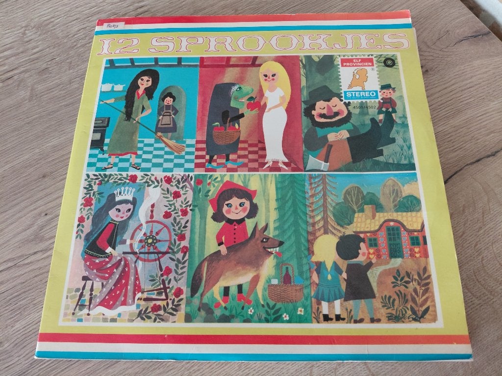 12 SPROOKJES OP VINYL - DUBBEL LP, Ophalen, Gebruikt, Overige genres, Dubbel-LP