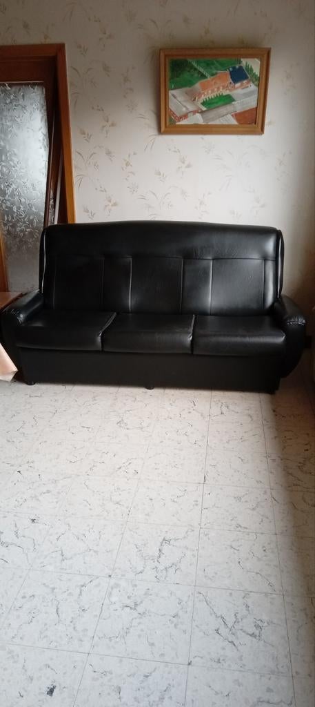 Zetel 3-zit, Ophalen, Kunststof, Gebruikt, 150 tot 200 cm