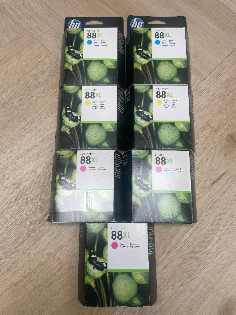 7 stuks nieuwe originele HP cartridges 88XL Grote capaciteit, Computers en Software, Printerbenodigdheden, Ophalen of Verzenden