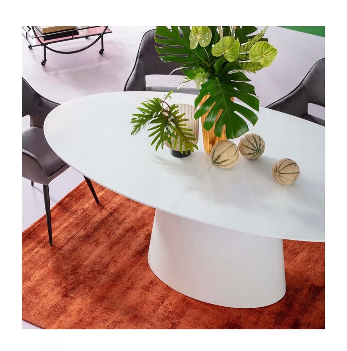Table Benvenuto -Kare Design, Enlèvement, Comme neuf, Verre