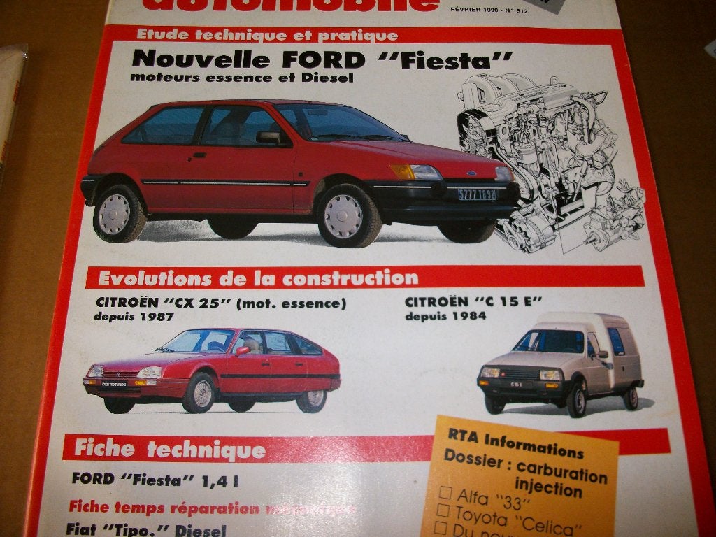 revue technique ford fiesta Mk3 de 1988-1996, Enlèvement ou Envoi