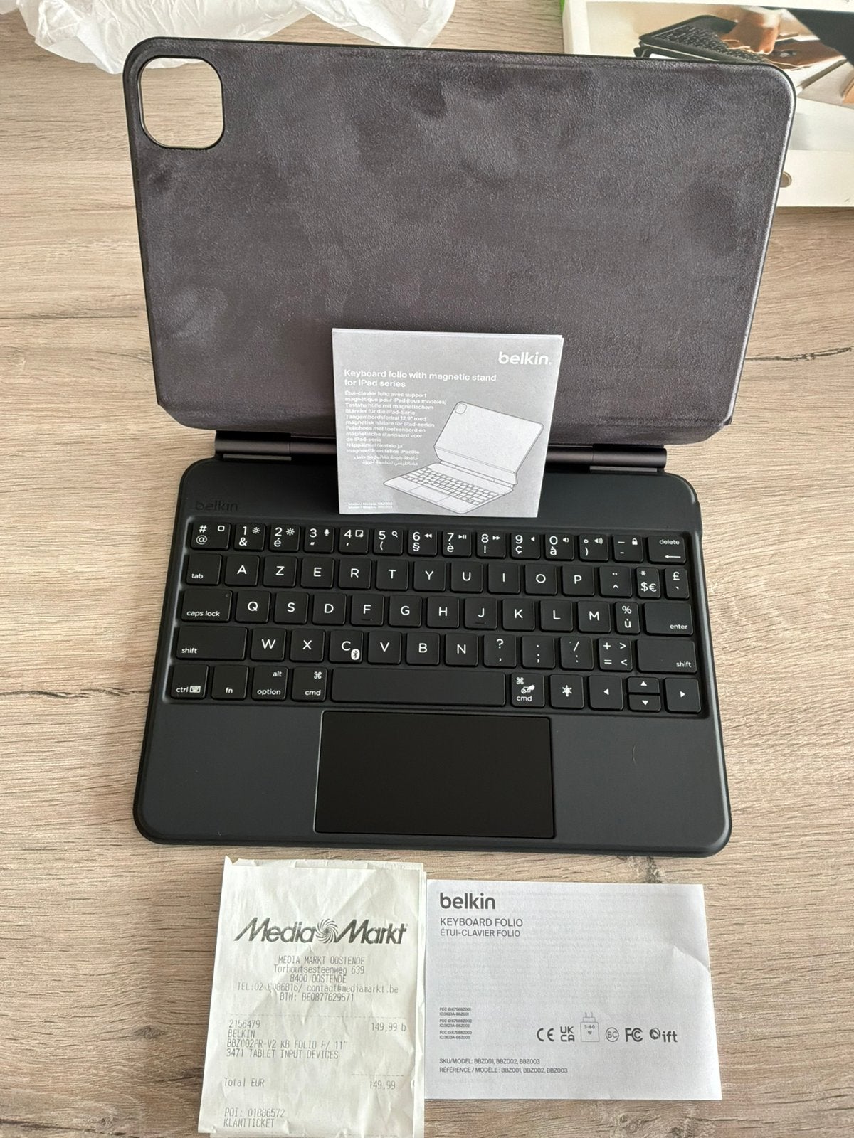 Keybord voor ipad pro 11 inch model 2024 (M4) en 2025 (M5), Computers en Software, Ophalen, IPad pro model 24 (M4)en model 25/ 26 (M5)