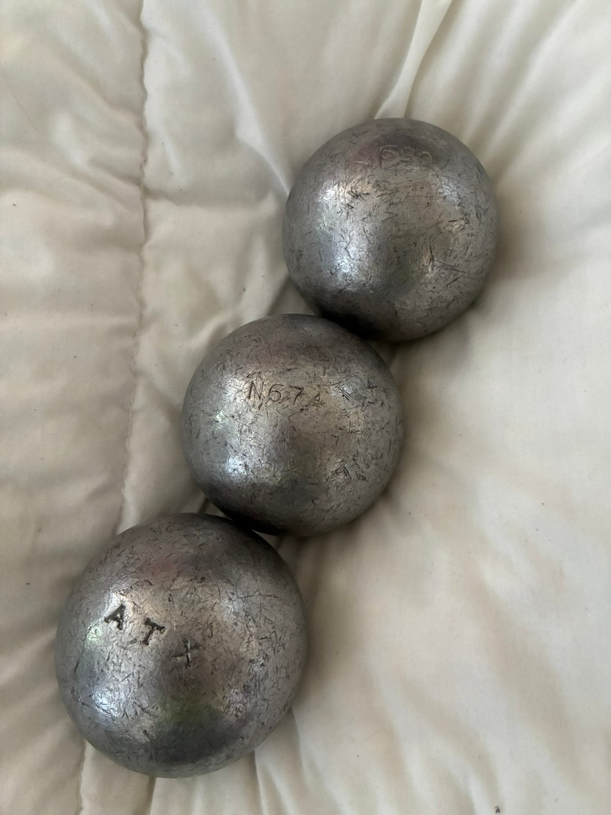 LA RR DES BOULES PETANQUE ATX OBUT 690/75, Sports & Fitness, Enlèvement ou Envoi, Comme neuf
