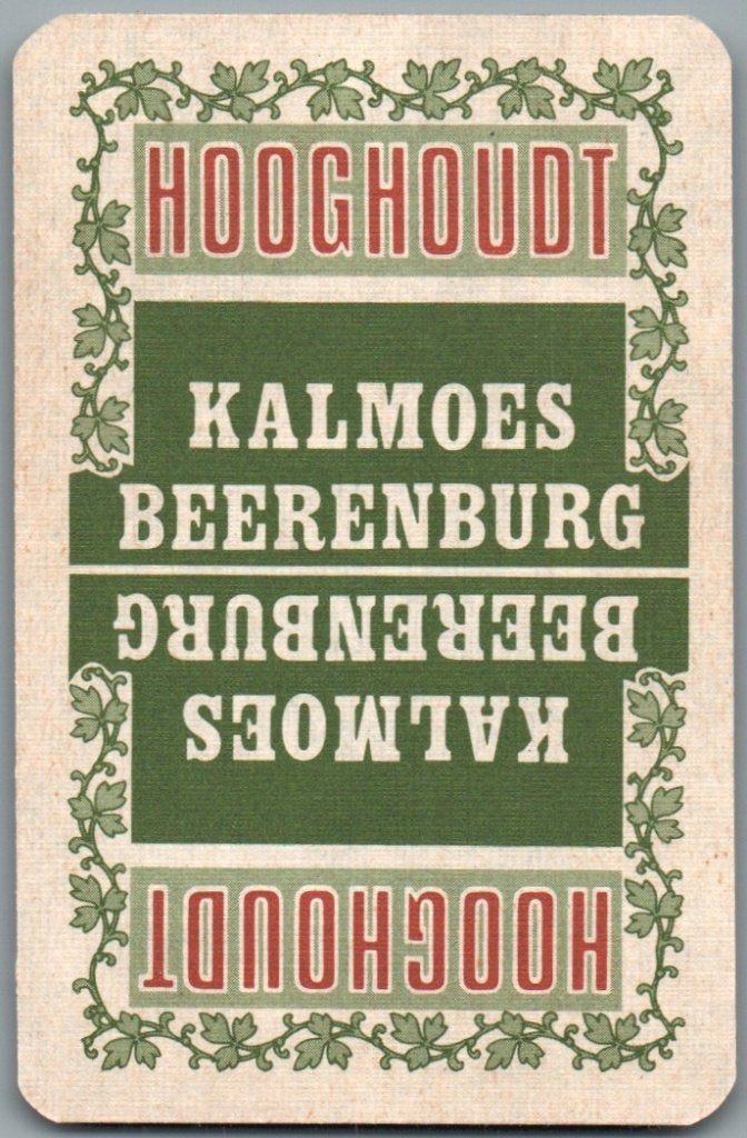 speelkaart - LK15587 - Kalmoes Beerenburg, Verzamelen, Speelkaarten, Jokers en Kwartetten, Verzenden, Zo goed als nieuw, Speelkaart(en)