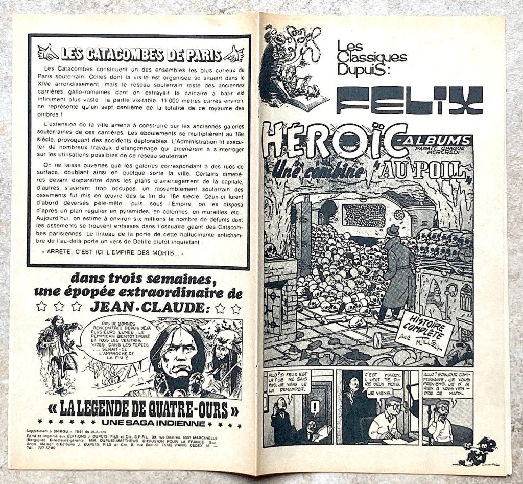 1941. Félix - Une combine "au poil" - Maurice Tillieux, M. Tillieux, Eén stripboek, Nieuw, Ophalen of Verzenden