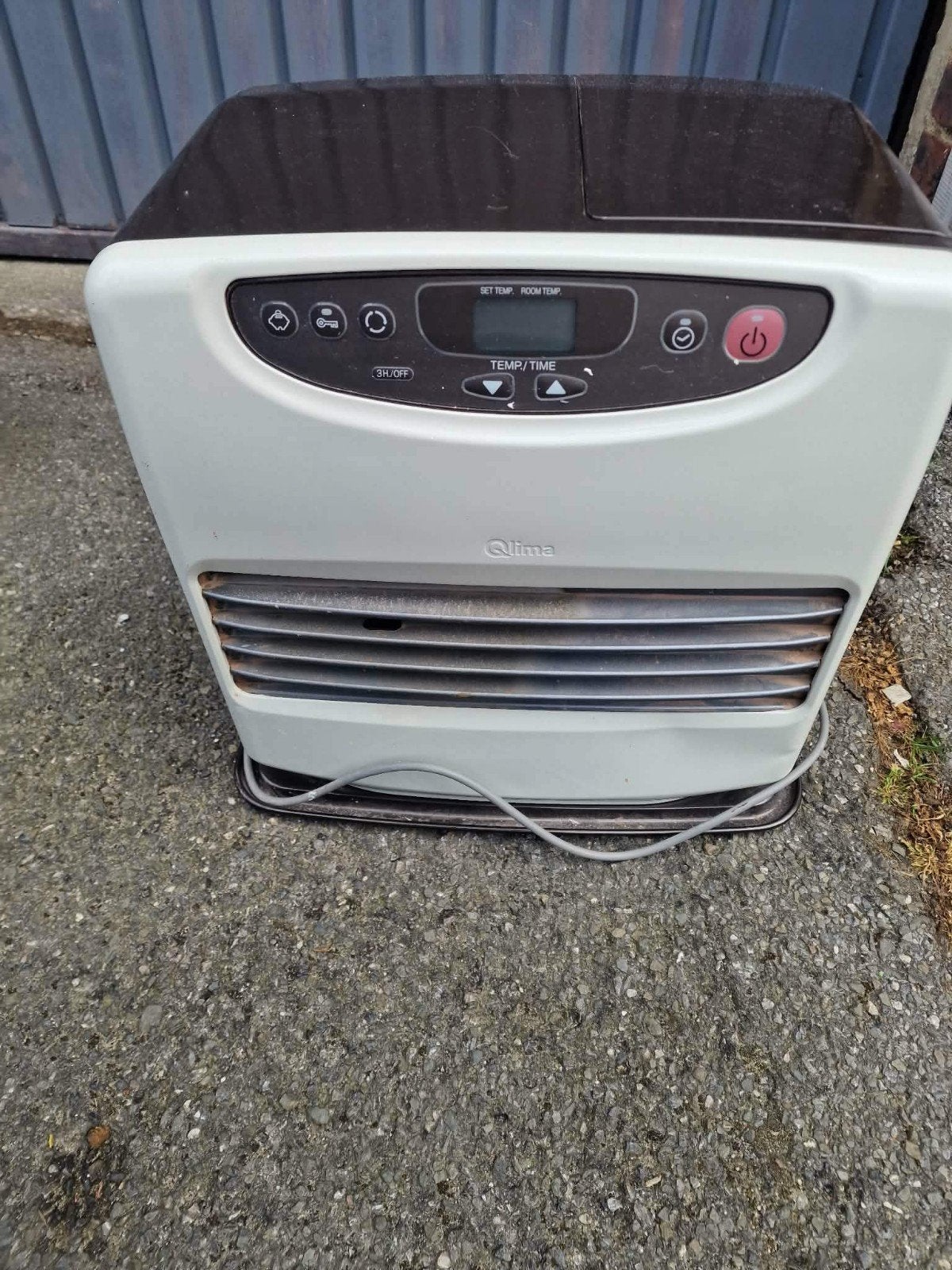 chauffage au pétrole digital Qlima fonctionne parfaitement, 800 watts ou plus, Moins de 60 cm, Comme neuf, Enlèvement