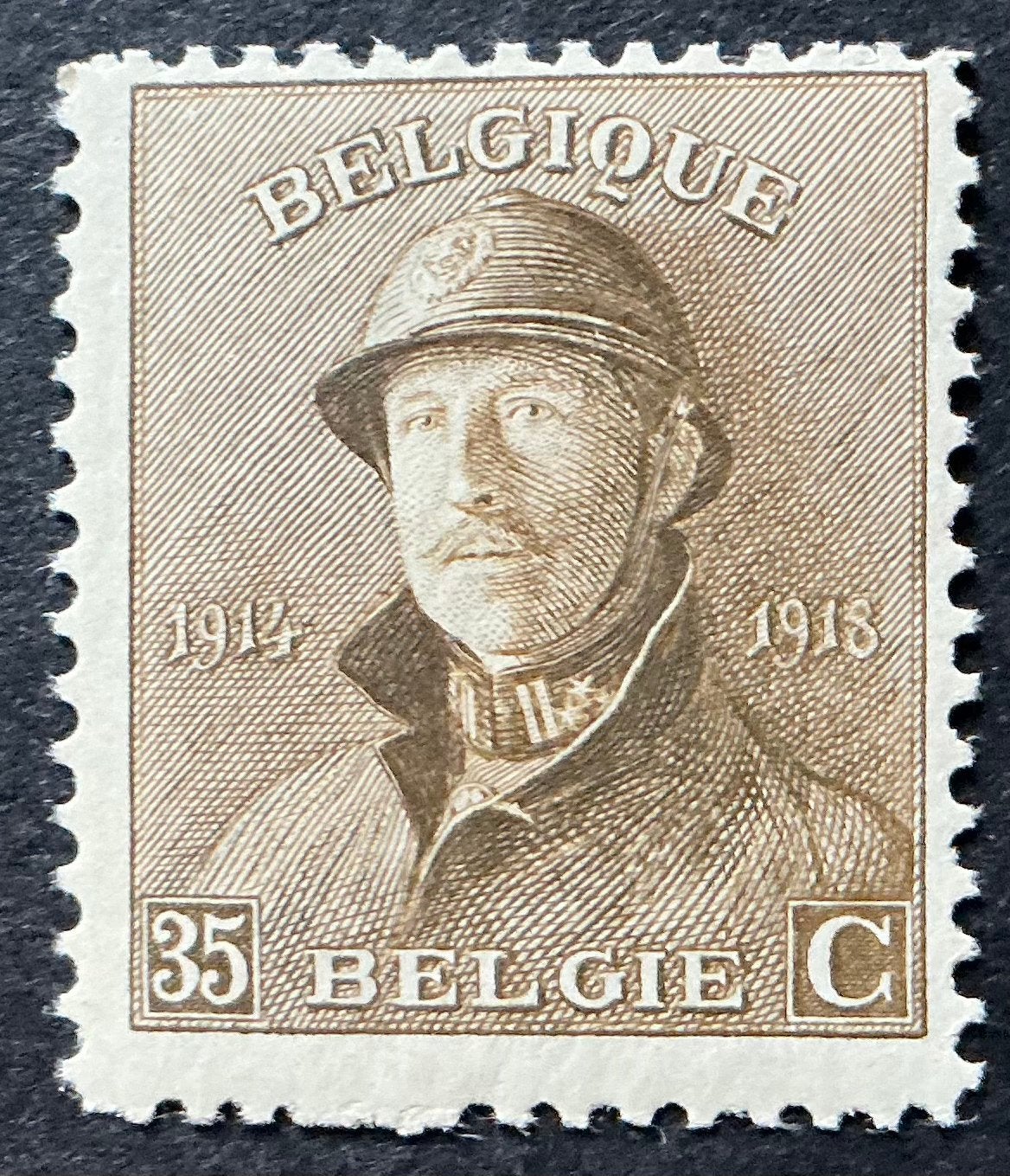 LOT 717. OBP: 173. ALBERT I. HELM. VLH, Postzegels en Munten, Koninklijk huis, Orginele gom, Ophalen of Verzenden, Postfris