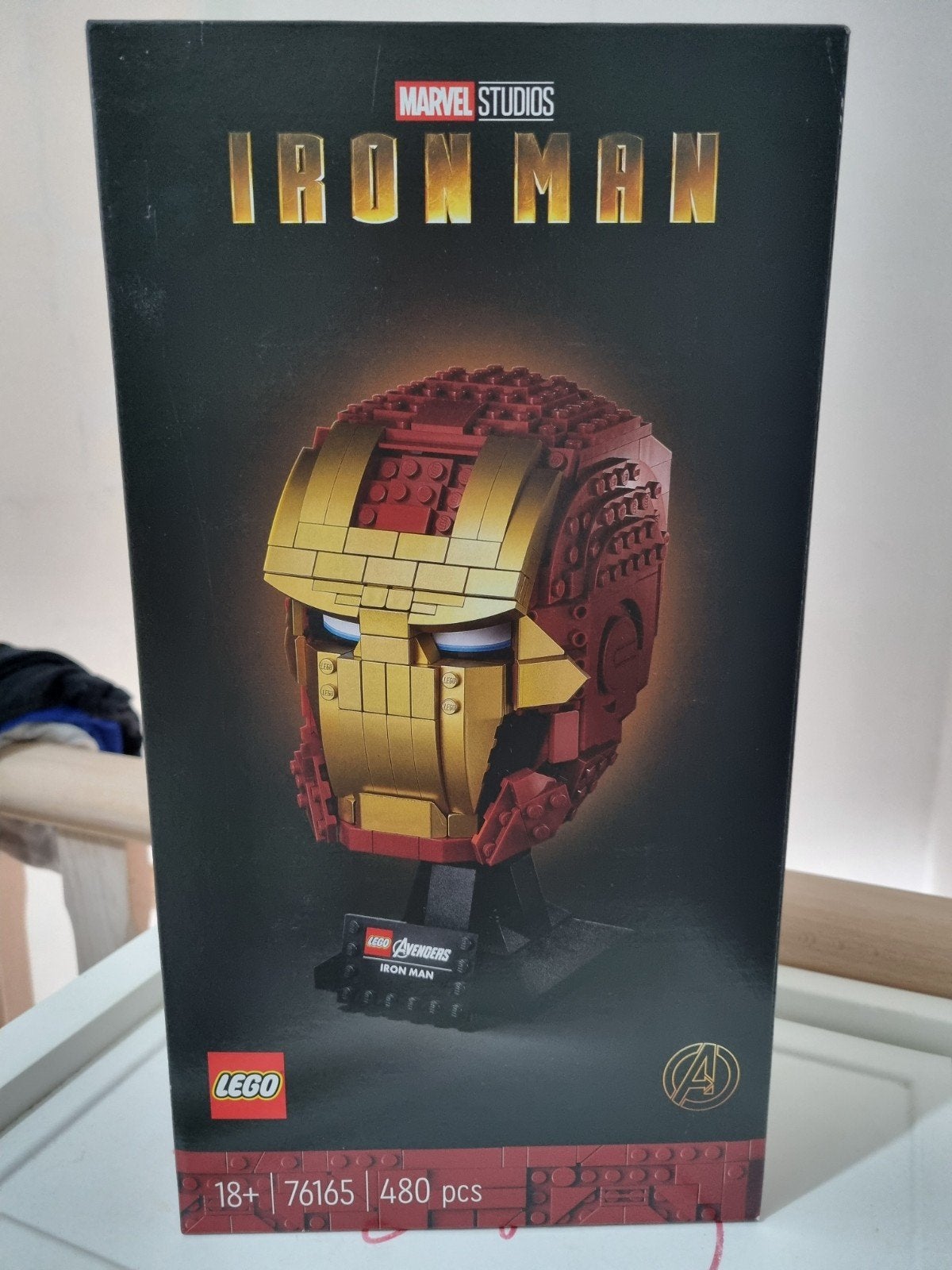 Lego MARVEL, Iron Man helm 76165, Ophalen, Marvel, Lego, Nieuw