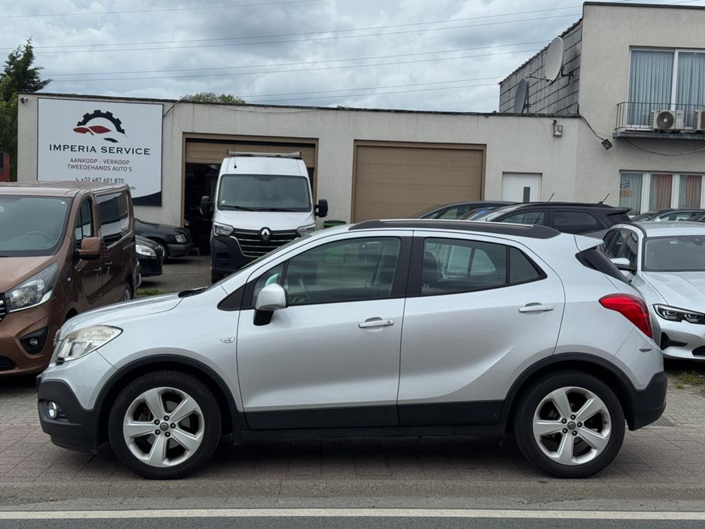 Opel Mokka 1.6 Benzine 85kw/116pk Ecotec 120.000km, Voorwielaandrijving, Euro 5, Stof, Zwart