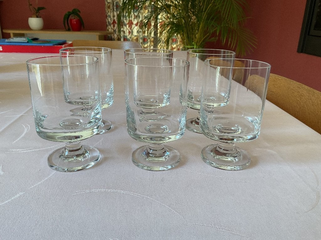 6 kristallen wijnglazen ROSENTHAL, Enlèvement