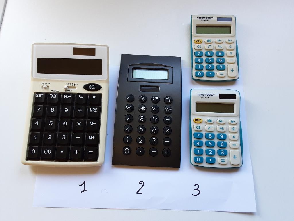 CALCULETTE, Enlèvement ou Envoi, Comme neuf