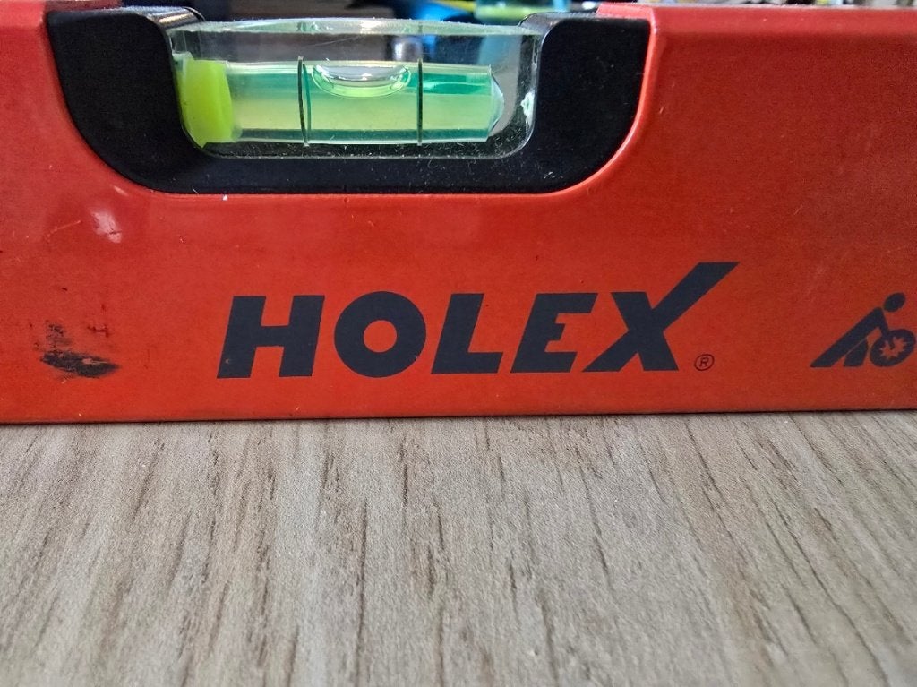 Holex waterpas  40 cm - 2 libellen, Doe-het-zelf en Bouw, Gereedschap | Handgereedschap, Ophalen of Verzenden, Gebruikt, Waterpas