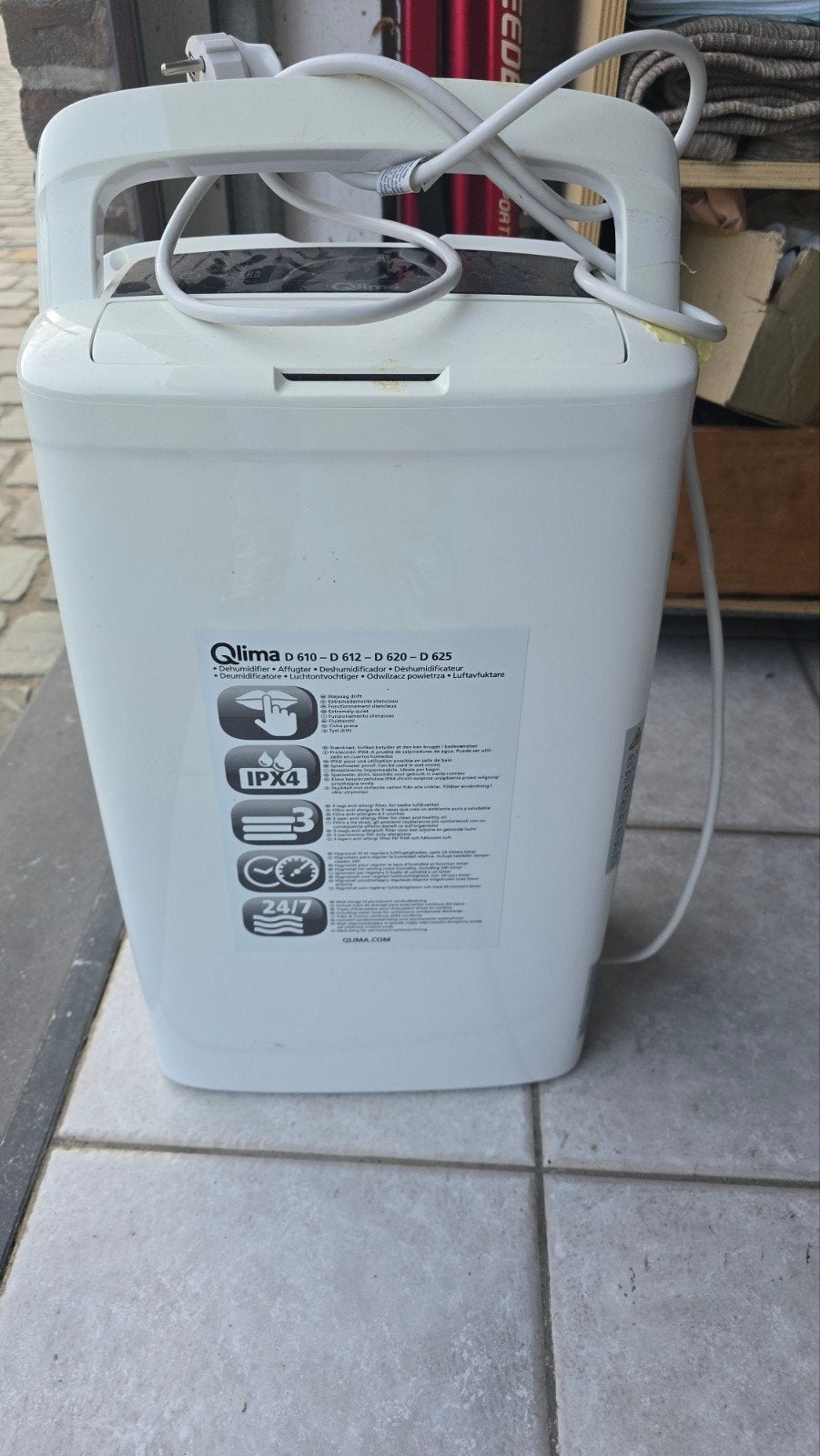 Qlima D612, Electroménager, Enlèvement, Utilisé, Déshumidificateur