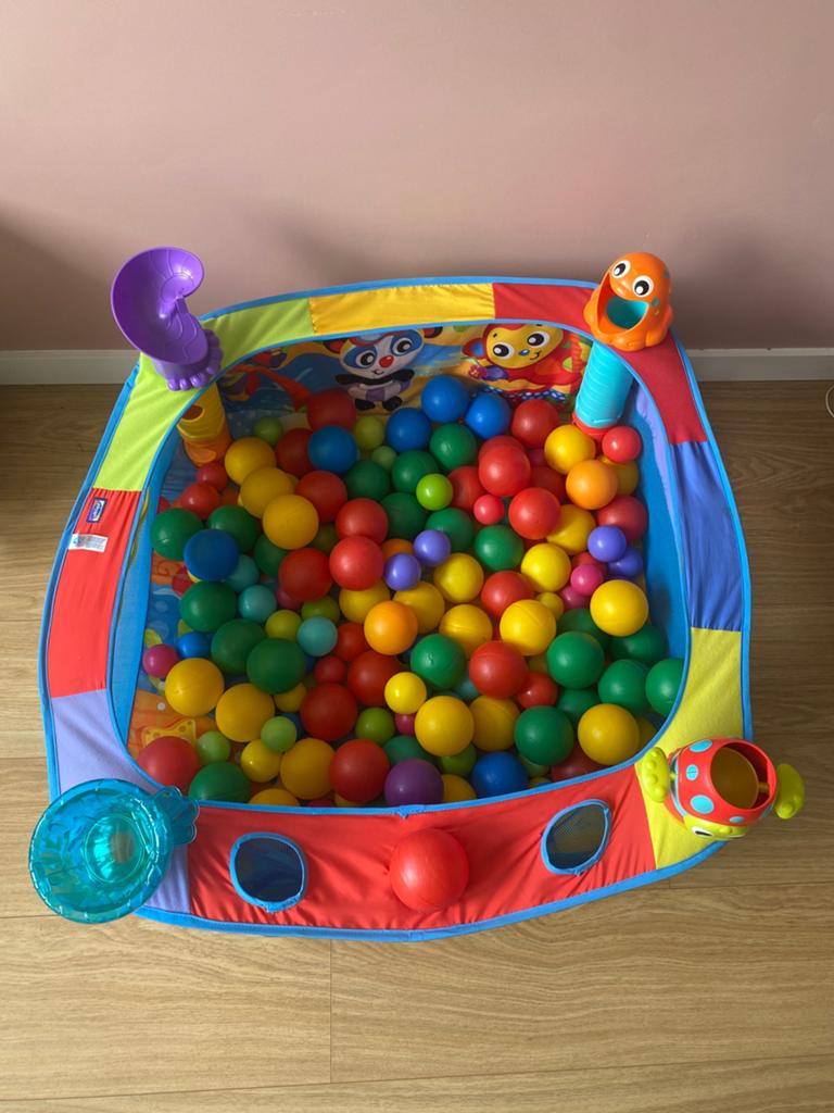 Playgro Ballenbad Pop and Drop Activity Ball Gym, Ophalen, Zo goed als nieuw