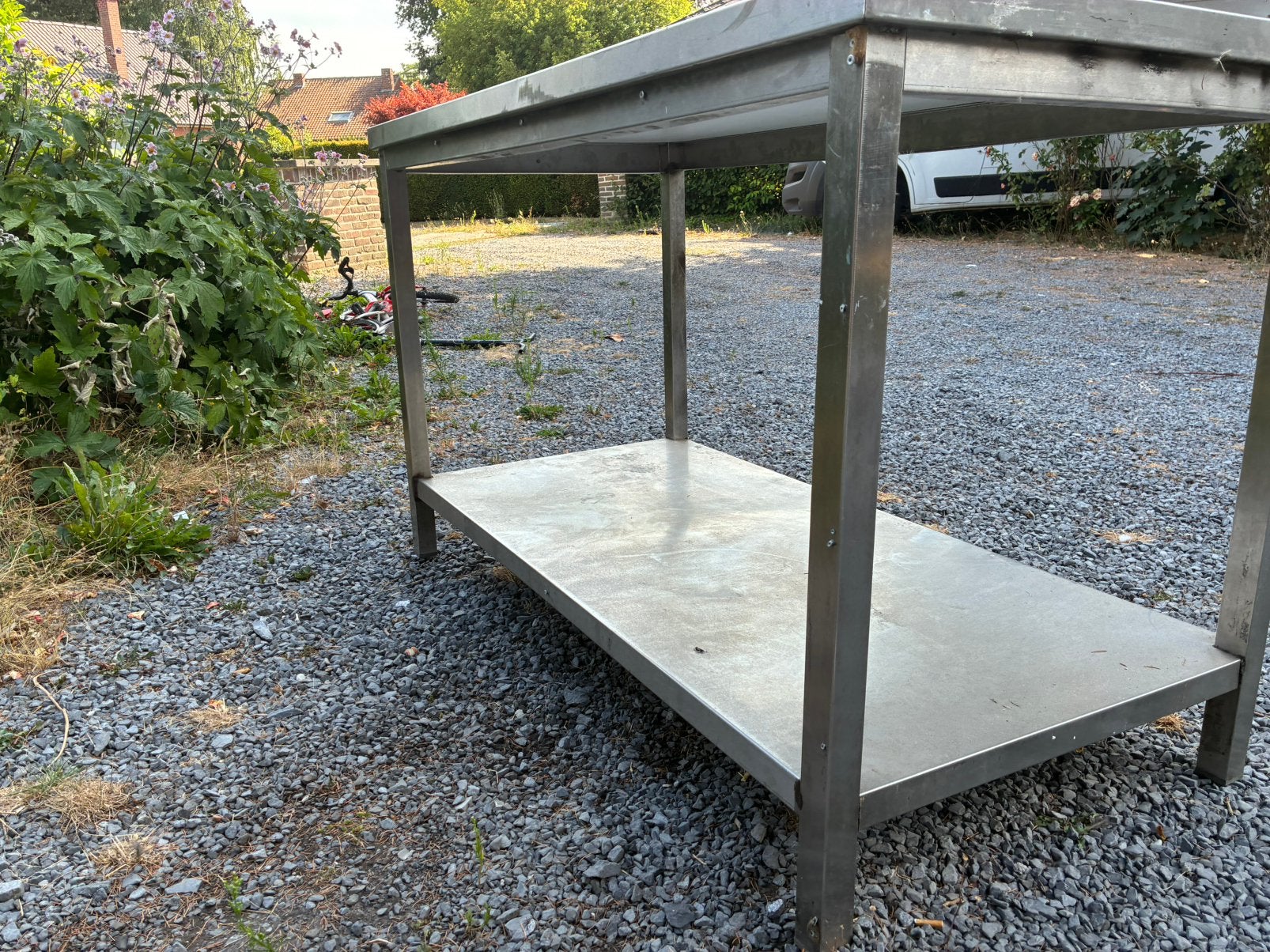 Professionele roestvrijstalen tafel, Ophalen, Gebruikt, Inox Meubilair