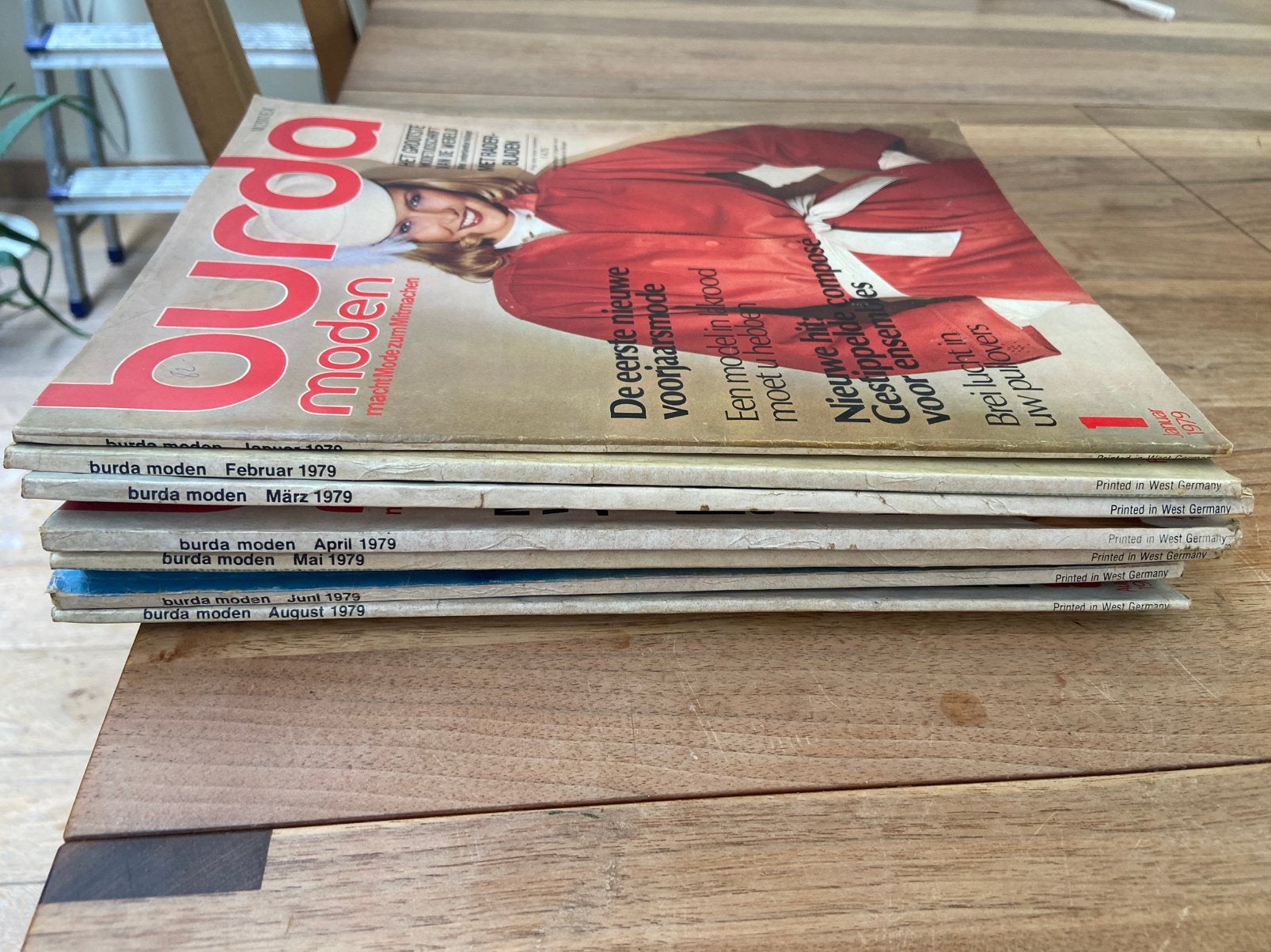 Burda jaargang ‘79 met patroonbladen in degelijke staat, Enlèvement ou Envoi, Comme neuf