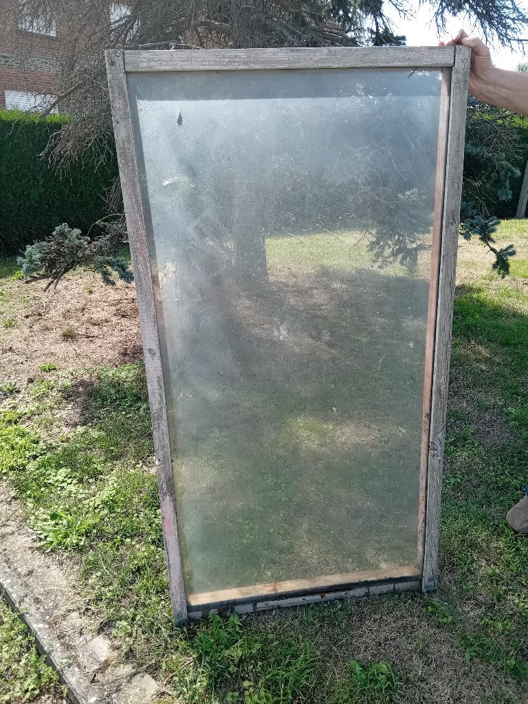 vlakglas voor platte serre, Ophalen