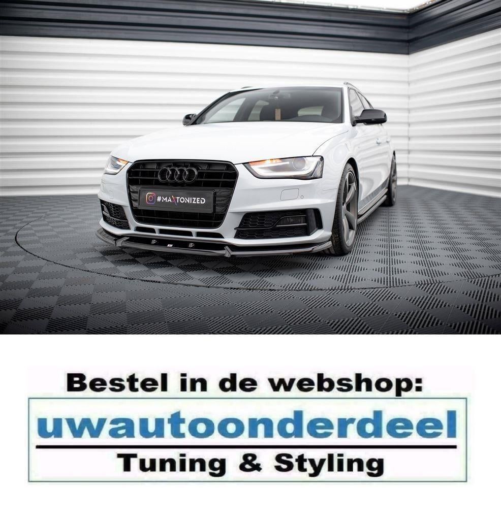 Maxton Design Spoiler Splitter Lip Audi A4 B8 Competition, Autos : Divers, Tuning & Styling, Envoi