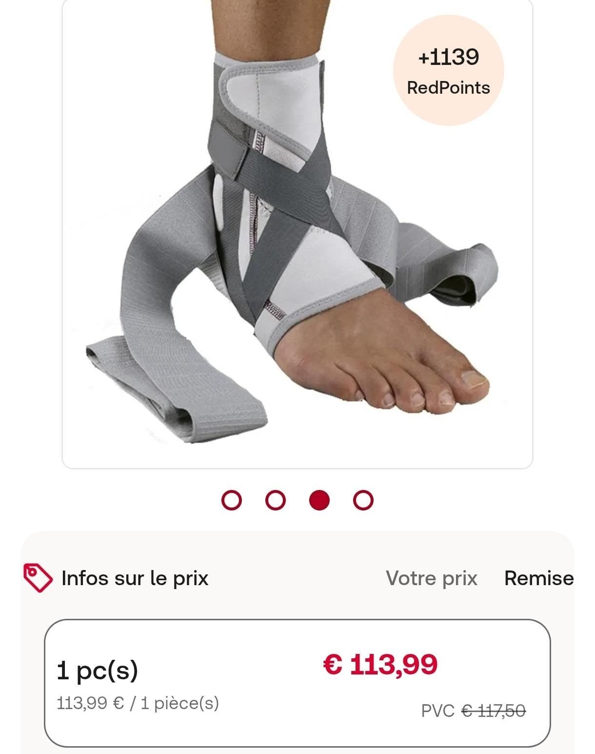 Stabilisateur de cheville, Envoi, Neuf