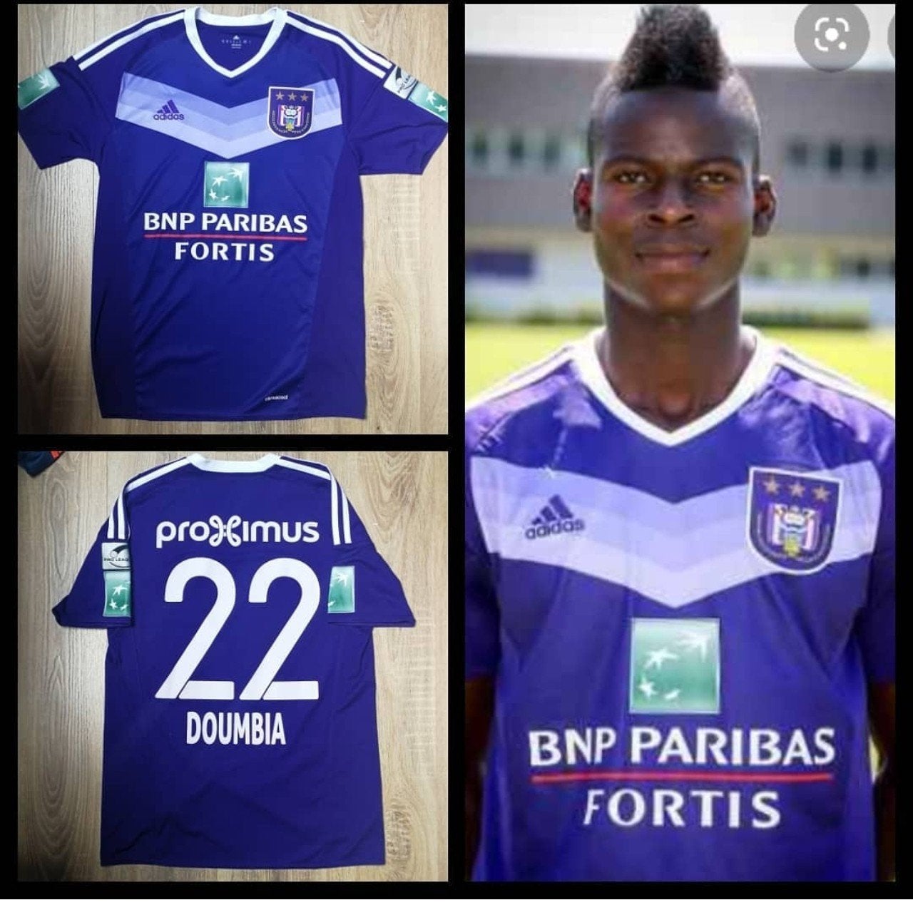 maillot RSC Anderlecht Doumbia shirt, Ophalen of Verzenden, Shirt