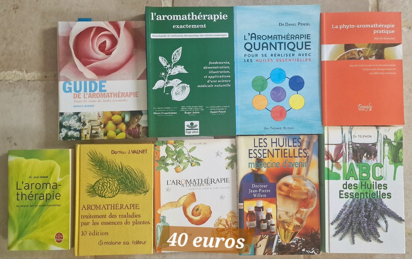 9 livres d'aromatherapie, Boeken, Ophalen