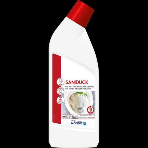 Saniduck, Ophalen, Schoonmaakmiddel