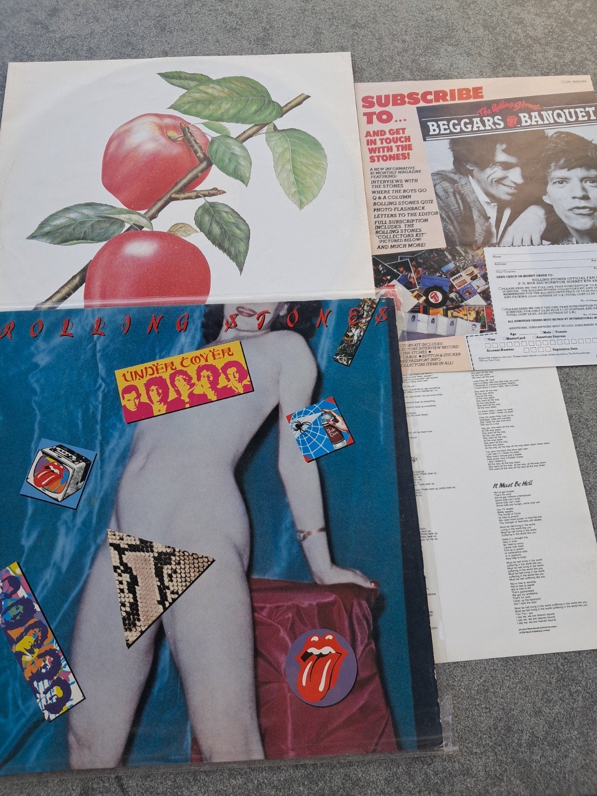 Lp The Rolling Stones, Enlèvement ou Envoi, Utilisé, Rock classique, Housse de protection extérieure