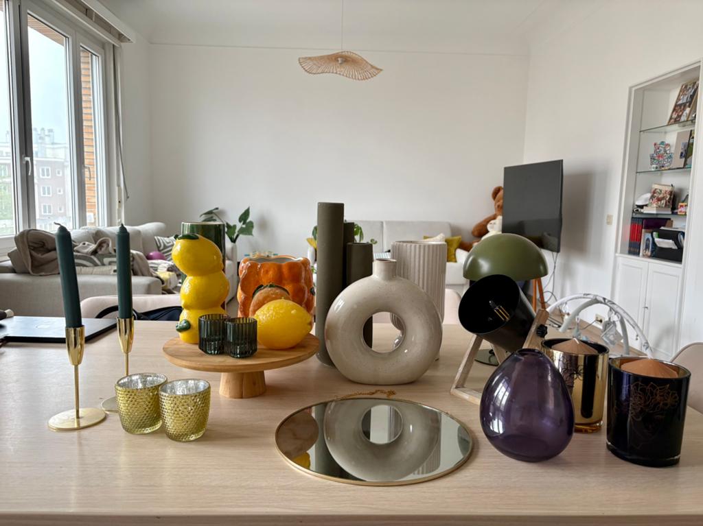 Lot de decoration - vases, bougies, lampes, Enlèvement, Comme neuf