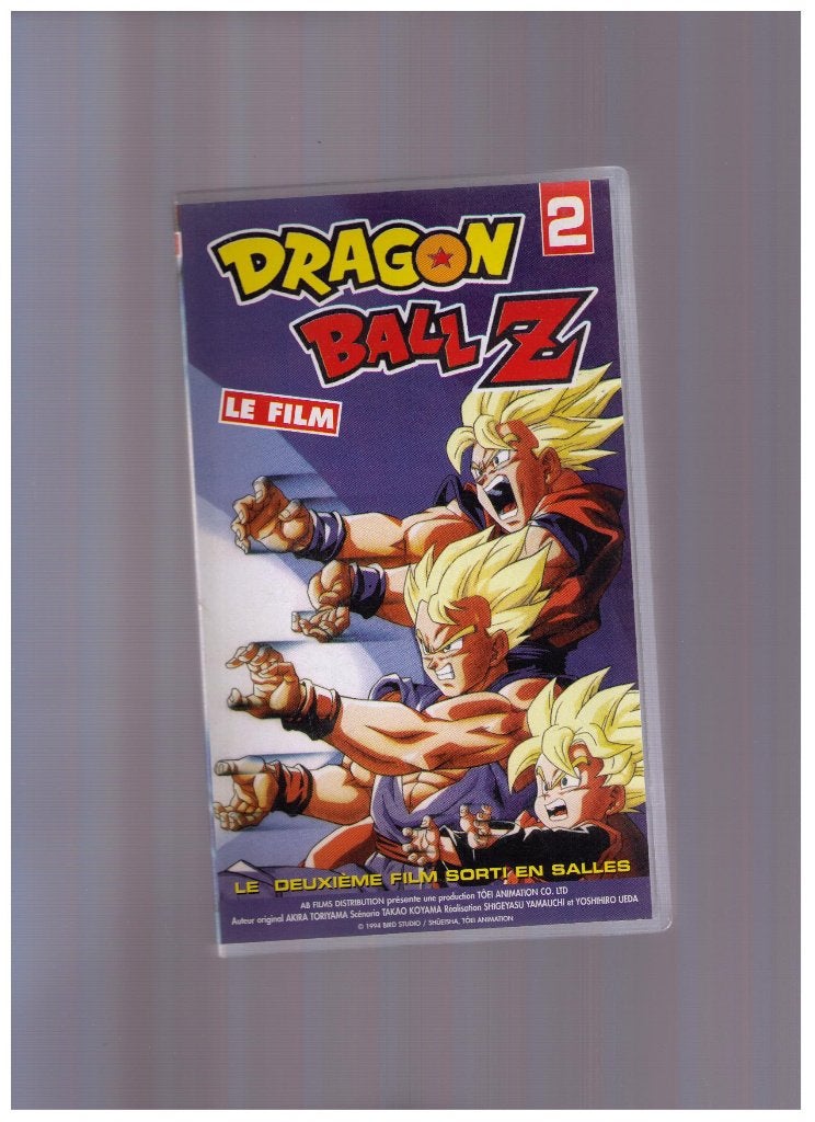 Cassette vhs pal Dragon Ball Z 2, le deuxième film - 1994, Gebruikt, Verzenden, Kinderfilm, Frans