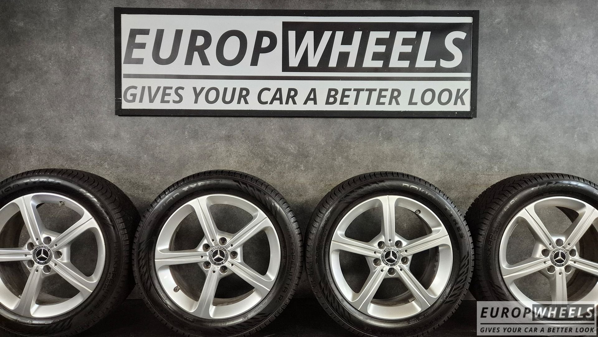 17 inch Mercedes W177 W247 CLA velgen winterset, Auto-onderdelen, Banden en Velgen, Gebruikt, -, -, Banden en Velgen