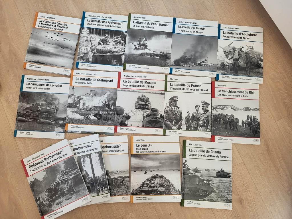 Grandes Batailles 1941-1945, Osprey, 15 livres, Livres, Enlèvement ou Envoi, Comme neuf