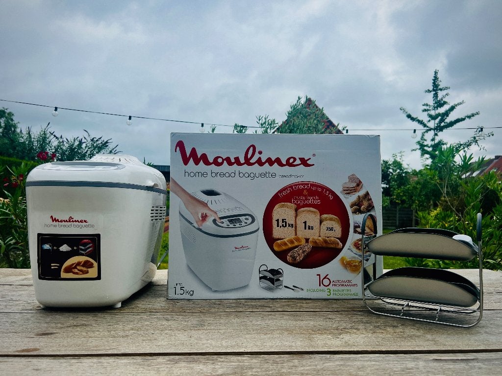 MOULINEX HOME BREAD BAGUETTE OW610110 - BROODBAKMACHINE, Enlèvement, Comme neuf, Avec minuteur, Plus de 10 programmes