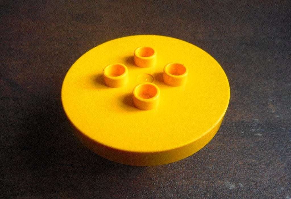 Lego Duplo Furniture Table Round (zie foto's) 3, Ophalen of Verzenden, Gebruikt, Losse stenen, Duplo