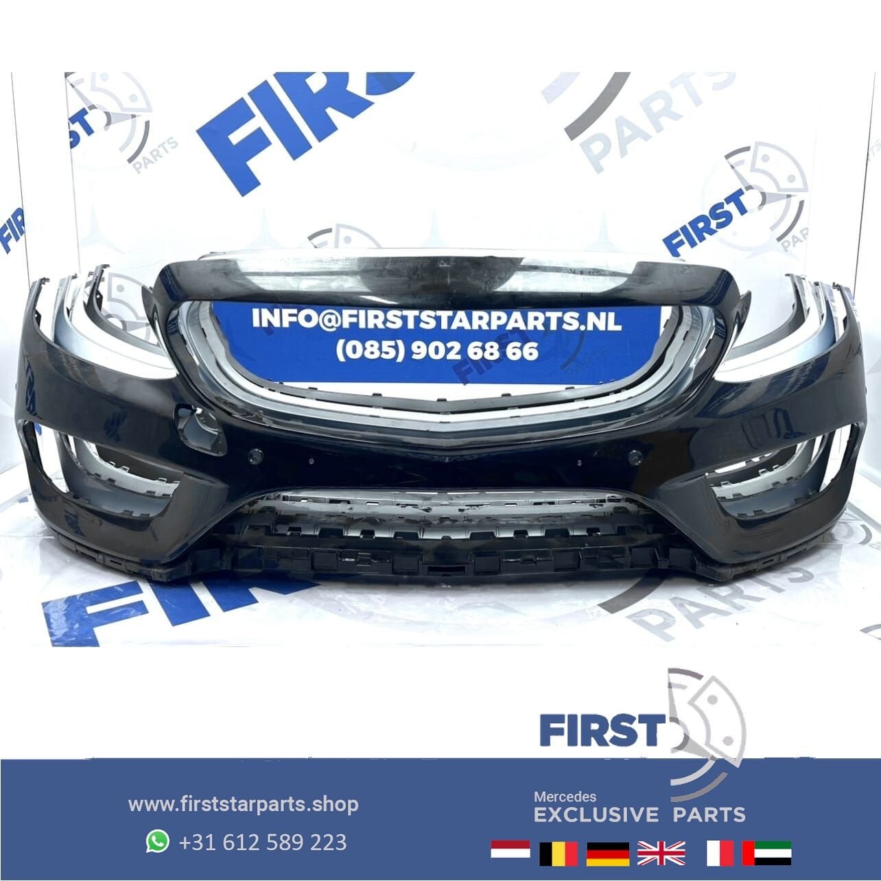 W205 BUMPER AMG VOORBUMPER 2014-2017 Mercedes C Klasse C43 Z, Auto-onderdelen, Gebruikt, -, Voor, Ophalen of Verzenden