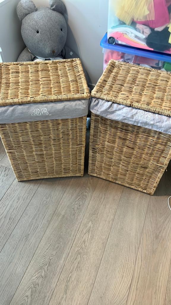 2x Théophile & Patachou mand riet, Kinderen en Baby's, Ophalen, Zo goed als nieuw