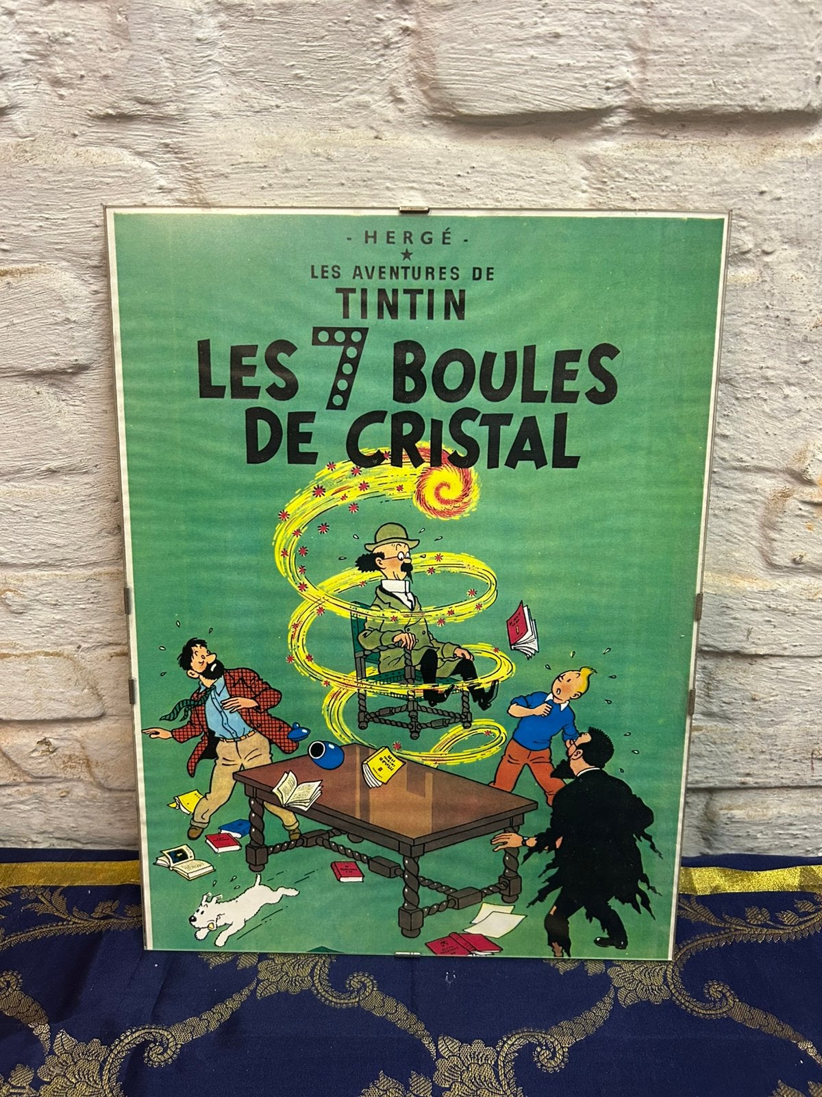 Lot 3 décorations murales Tintin – Les 7 Boules de cristal, Enlèvement, Utilisé