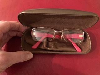 lunettes Gucci vintage bordeau, Overige merken, Ophalen of Verzenden, Zo goed als nieuw, Rood