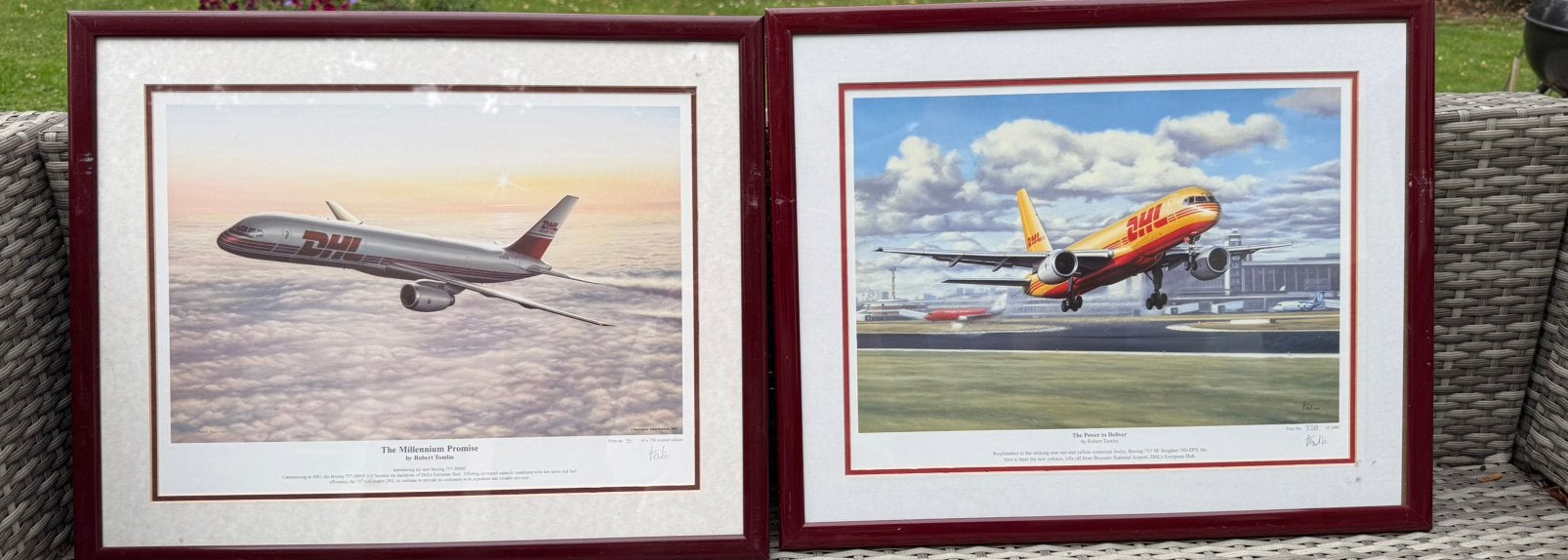Tableau Robert Tomlin DHL, Antiquités & Art, Enlèvement, Tableau