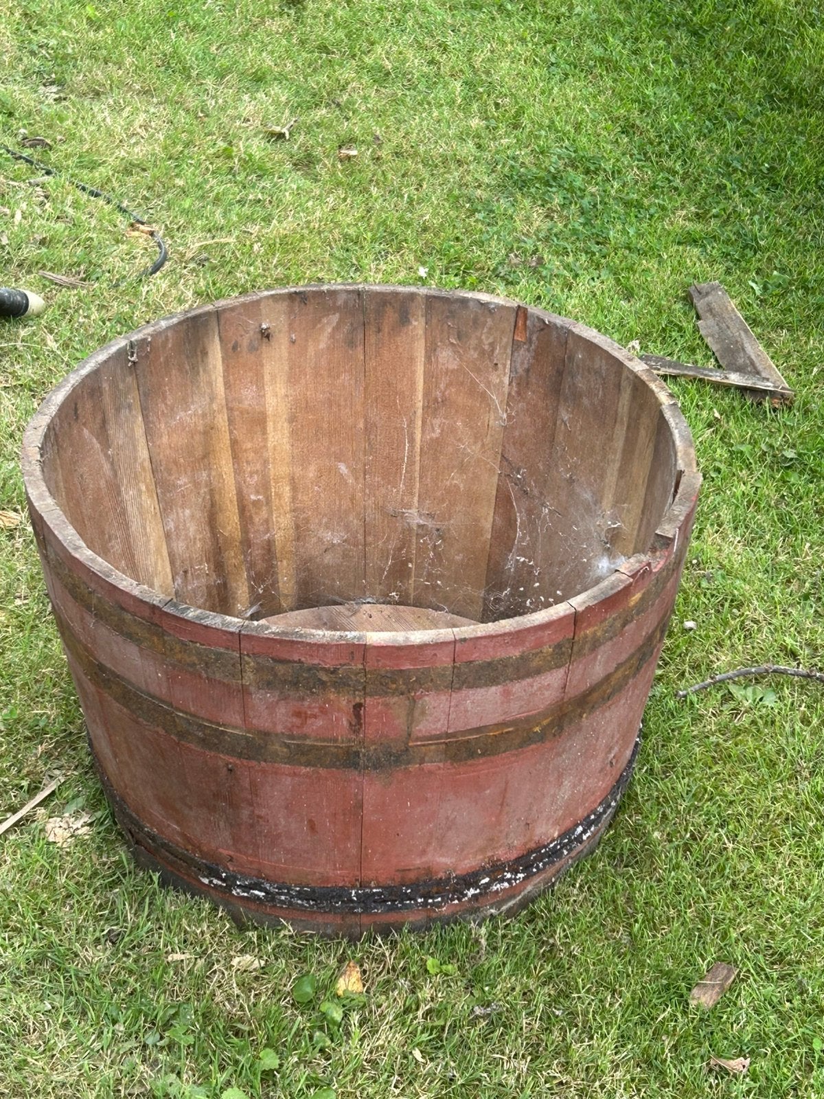 Houten kuip, Tuin en Terras, Ophalen, Gebruikt