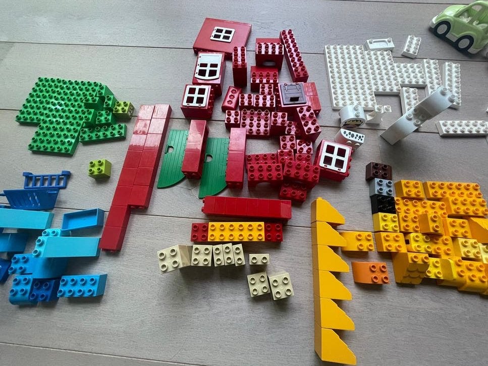 Duplo grote set, Ophalen, Gebruikt