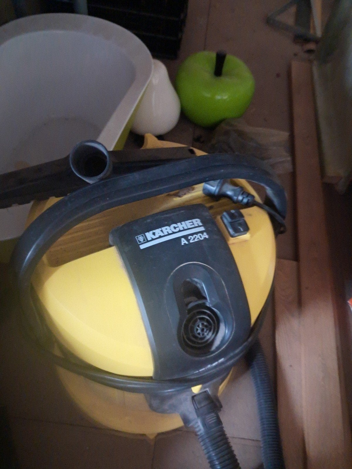 aspirateur karcher, Enlèvement
