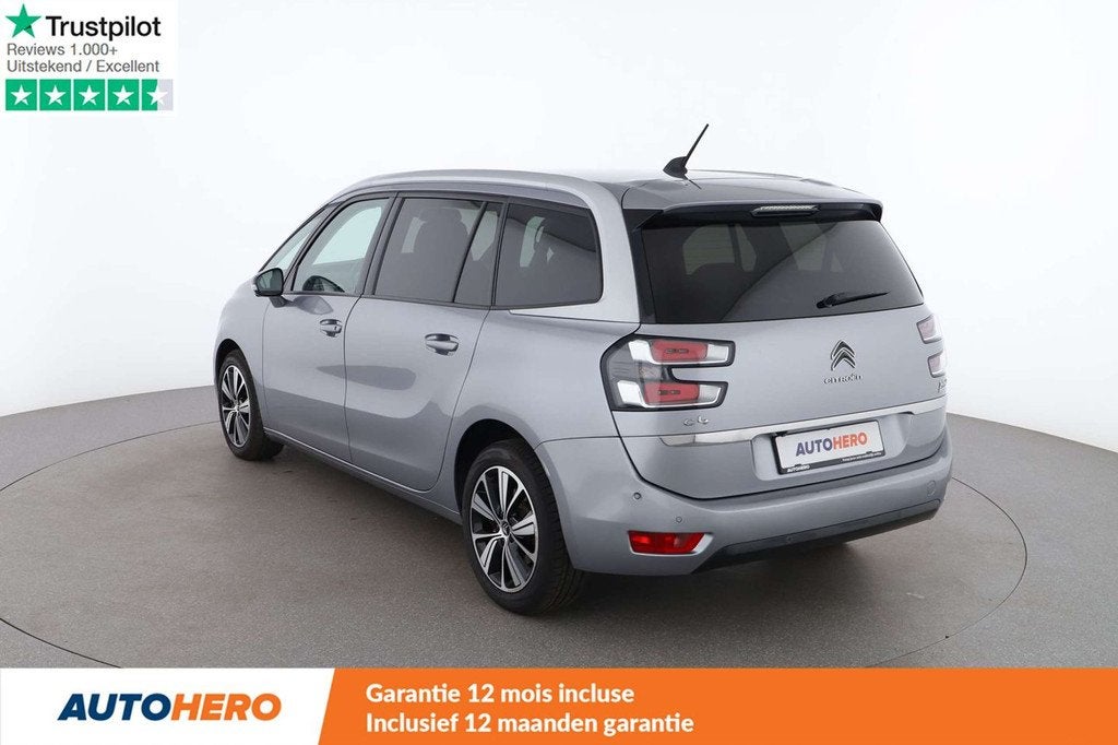 Citroën C4 Picasso 1.6 Blue-HDi Shine (automatique), Autos, Cuir, Argent ou Gris, Achat, 7 places